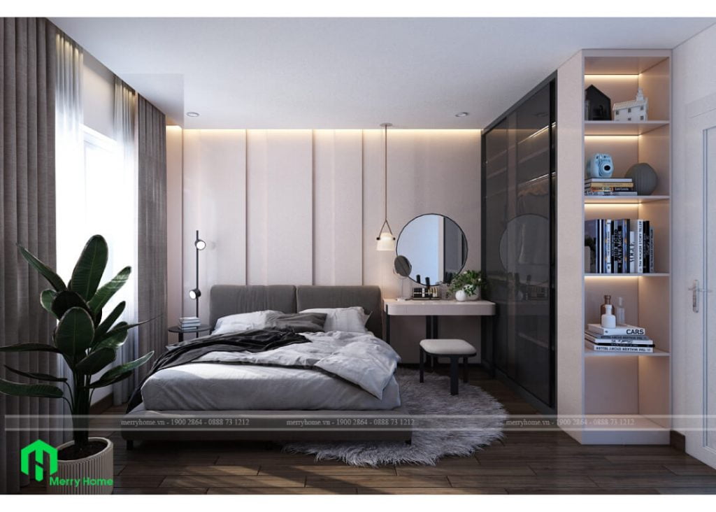 Thiết kế nội thất căn hộ chung cư TDC Palaza 2 phòng ngủ 97m2