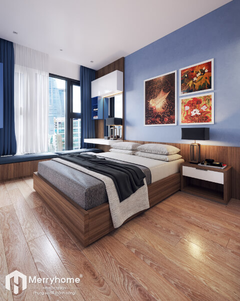 thiết kế nội thất Căn hộ chung cư 2 phòng ngủ phong cách thiết kế Scandinavian