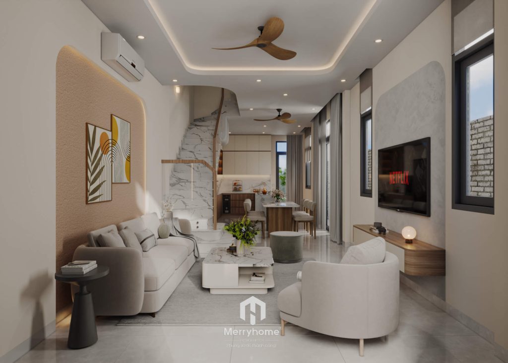 Mẫu Nhà Ống Hiện Đại "Gây Thương Nhớ" Tại Tân Uyên: Đẹp Từ Kiến Trúc Đến Nội Thất