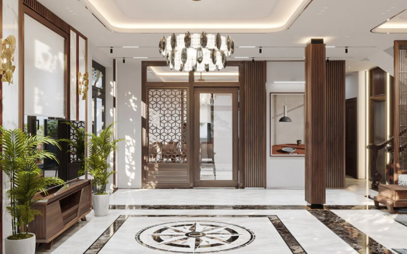 Sử dụng vật liệu phản chiếu ánh sáng trong nhà
