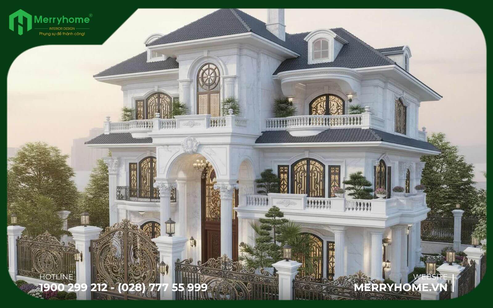 Phong cách biệt thự tân cổ điển