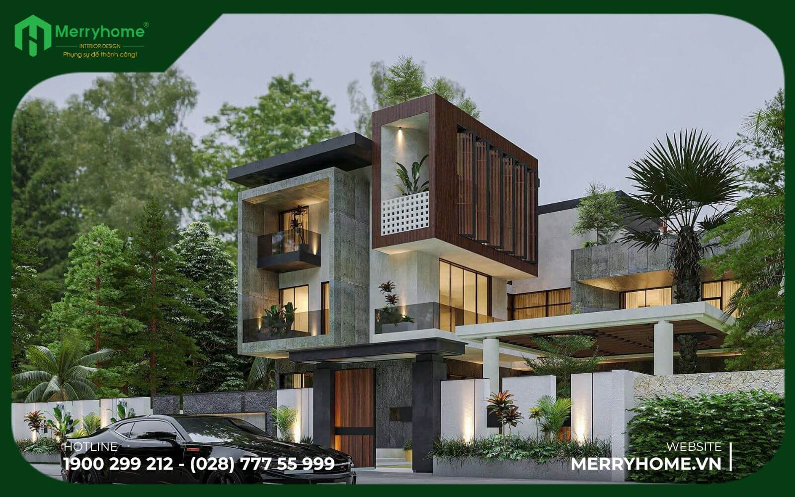 Phong cách biệt thự hiện đại
