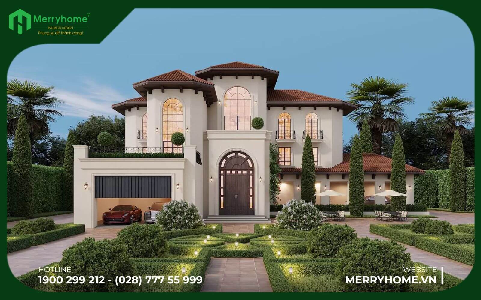 Phong cách biệt thự nghỉ dưỡng
