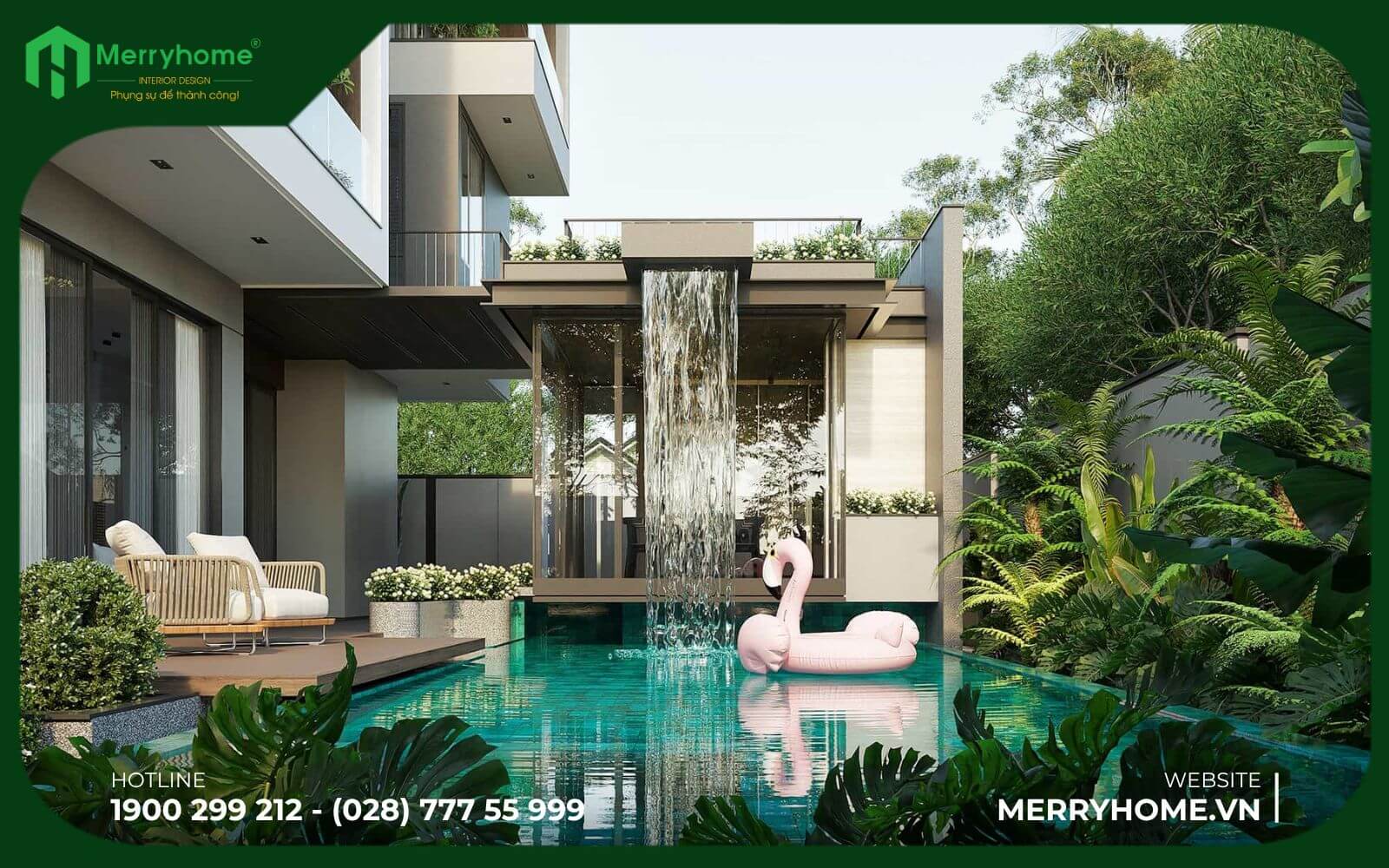 Biệt thự được thiết kế theo công năng