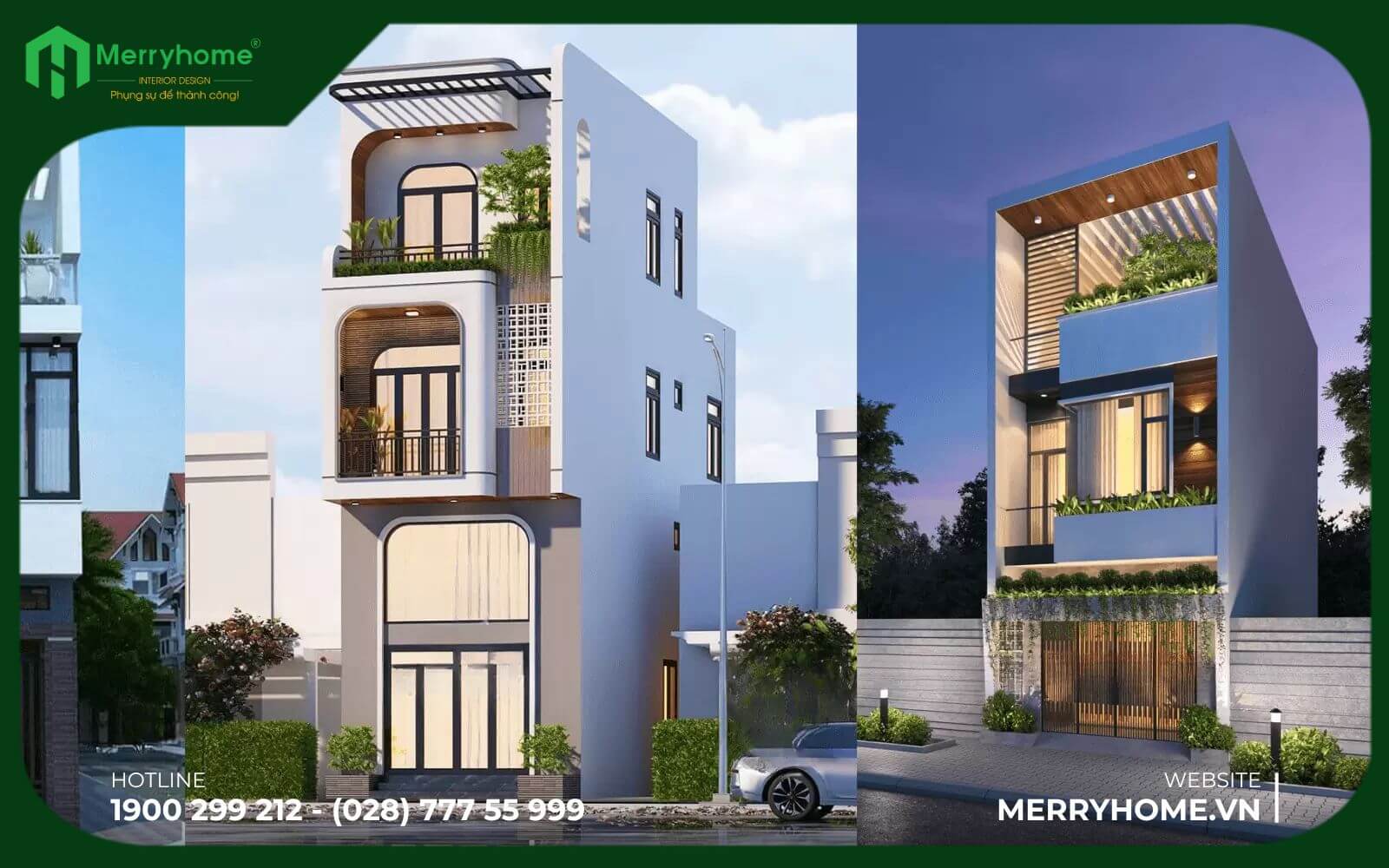 Thiết kế nhà phố 3 tầng