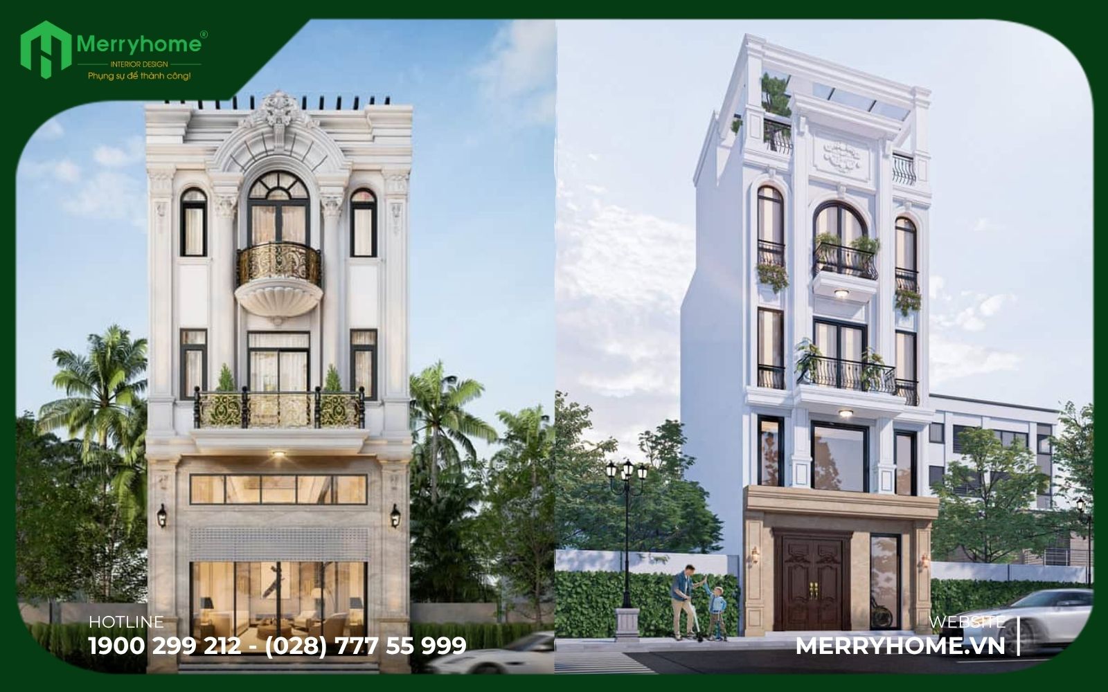 Nhà phố phong cách tân cổ điển