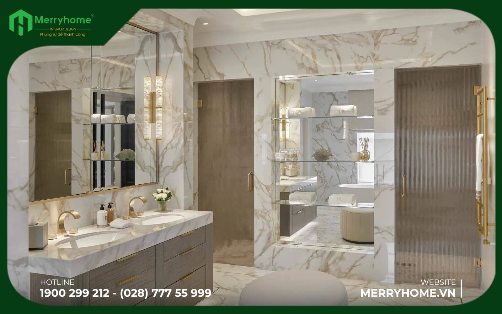 Thiết kế nội thất phòng tắm và nhà vệ sinh