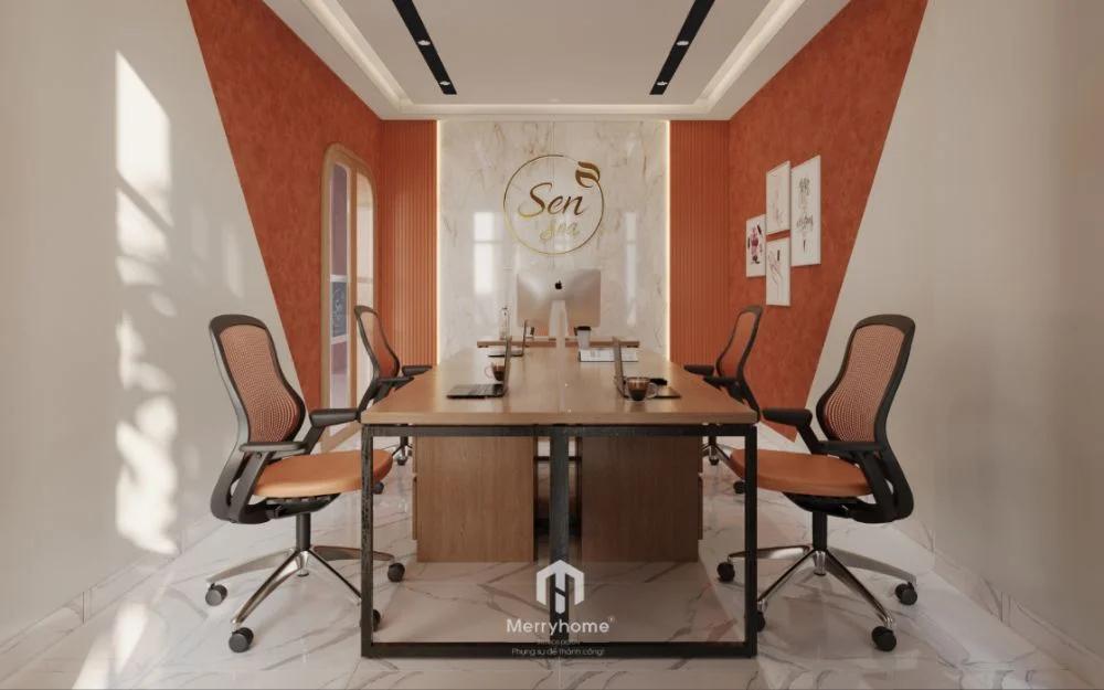 Phong cách thiết kế văn phòng cao cấp Luxury thể hiện vị thế doanh nghiệp