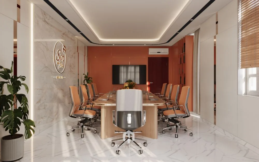 Thiết kế cách âm trong phòng họp 