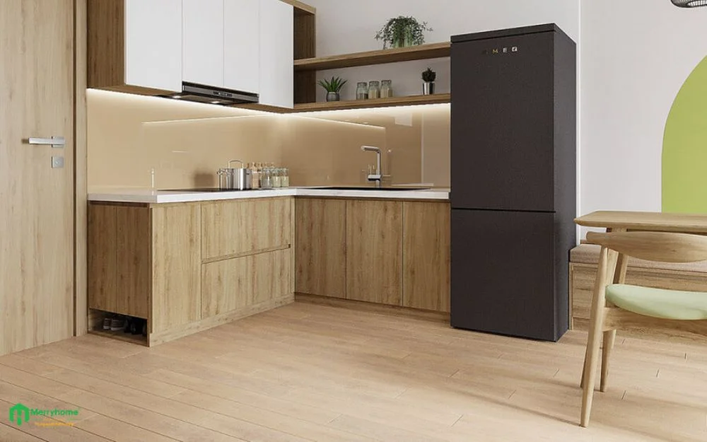 Phòng bếp căn hộ 3 phòng ngủ Vinhomes Smart City
