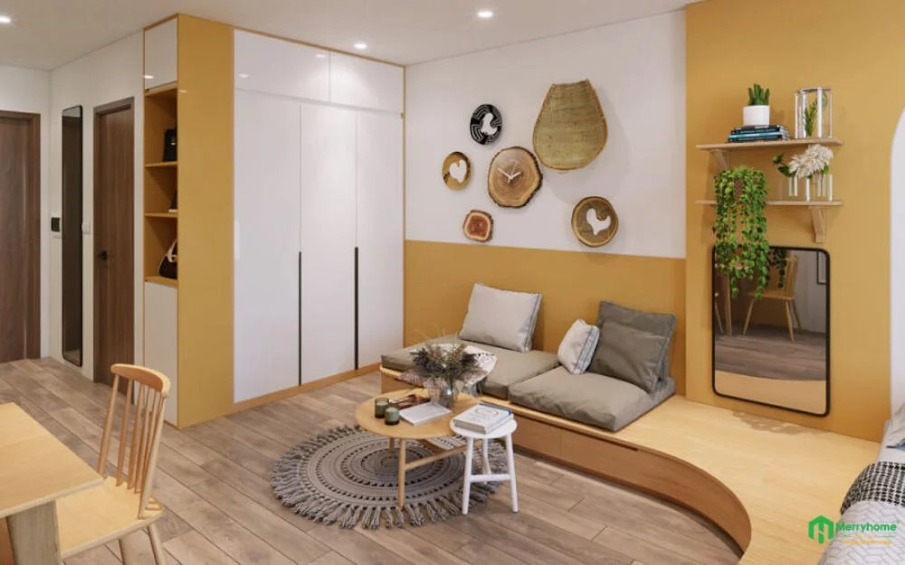 Mẫu nội thất căn hộ studio Vinhomes Smart City