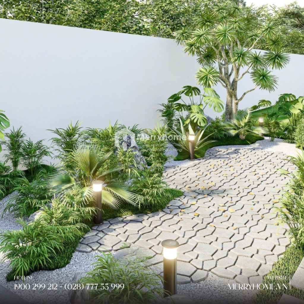 Thiết kế sân vườn nhà phố